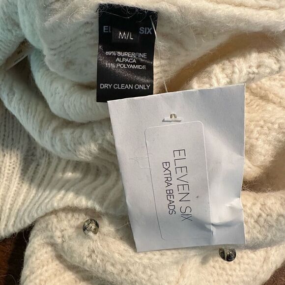 NWT Eleven Six Zina Beaded Sweater - Picture 7 of 7